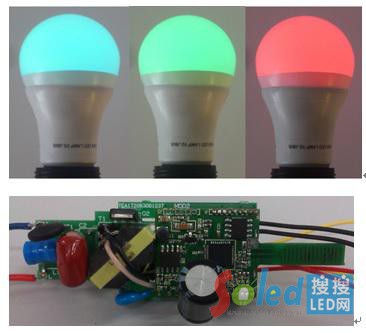 RGB LED����JN5168+SSL8001T��
